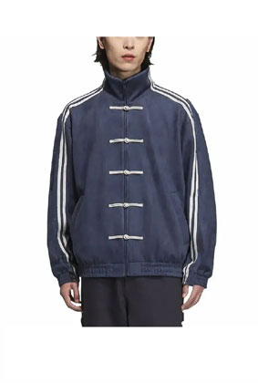 Men's Jackets Spliced Stand Collar