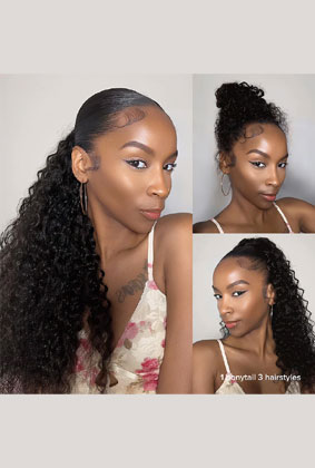 ISEE Water Wave Ponytail with InvisiFit Strap