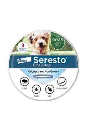 Seresto Collar For Small Dogs (up to 18 lbs) – 15 inch (38 cm) Seresto Collar For Small Dogs (up to 18 lbs) – 15 inch (38 cm)