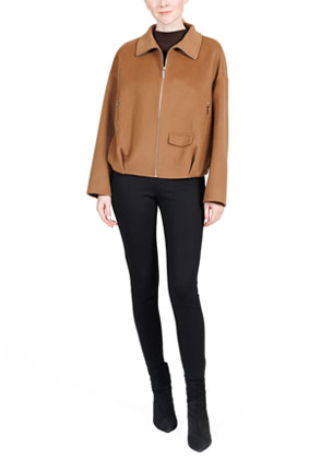 Vienna – Double-Faced 100% Cashmere Short Jacket