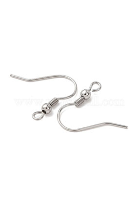 Surgical Stainless Steel Ear Wire Hooks for Jewelry Making – 21 Gauge