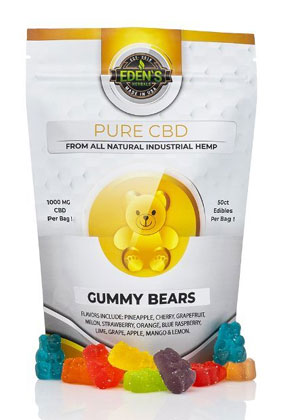 Premium CBD Gummies with 1000 MG Total Cannabinoid Content