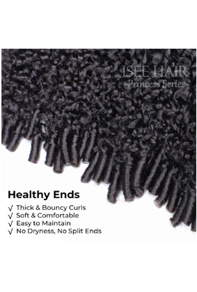 ISEE New In Messy Kinky Curly Human Hair Bundles Deal