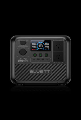 BLUETTI AC70 Portable Power Station | 1,000W 768Wh